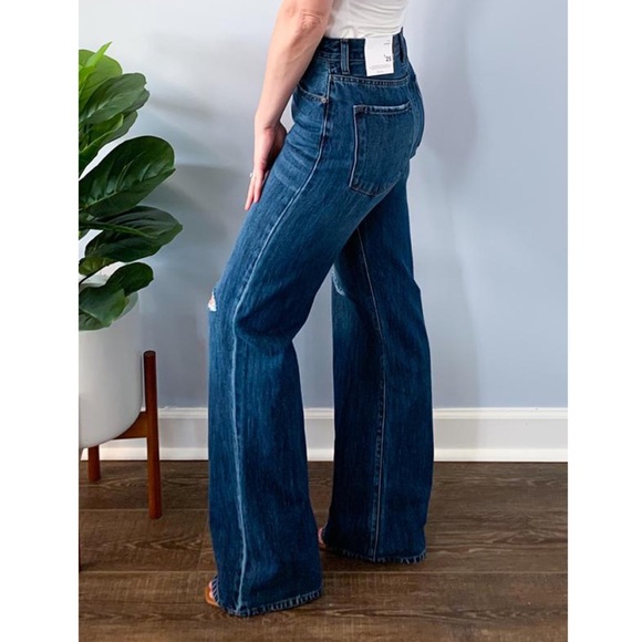 Kancan | Y2K Ultra High Waist 90s Flares - Picture 7 of 7